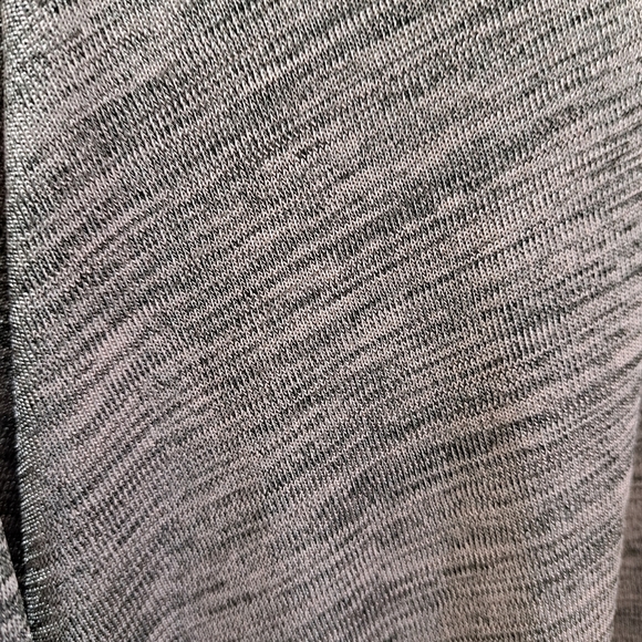 Michel Studio Long Cardigan Mauve Purple Black Heathered Mix Silky Women's 2X - Picture 8 of 10